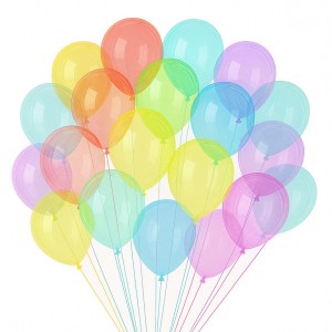 GLOBOLANDIA GLOBOS CRISTAL SURTIDO 10" x 50u